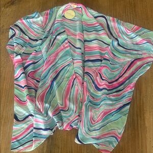 Colorful light weight coverup